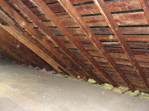 A South Carolina attic before installation of SuperAttic