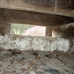 A crawl space vent in Hartsville that's bringing moisture into the home